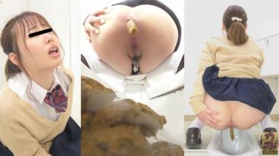 5カメWフルショット 便秘女学生大放屁大便2