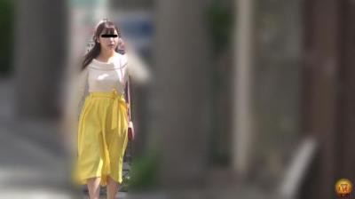 公衆トイレ盗撮 街行く女性のド迫力おしっこ ～様々な曲線を描く尿軸～